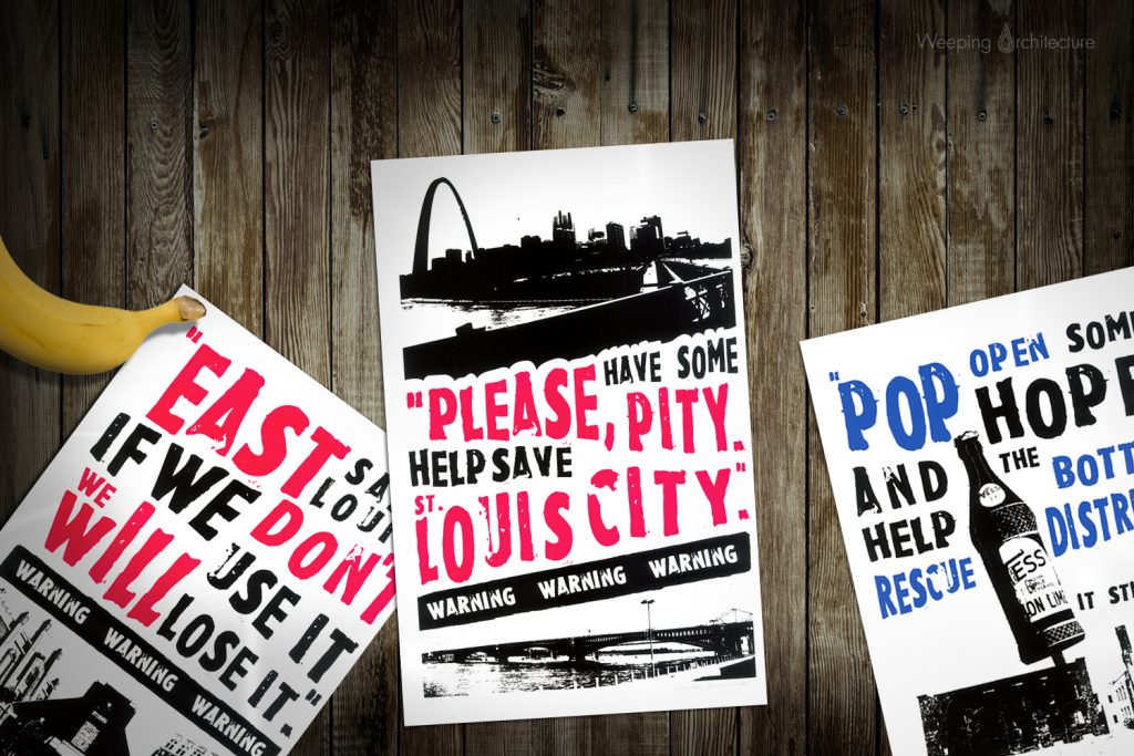 The final three screen prints