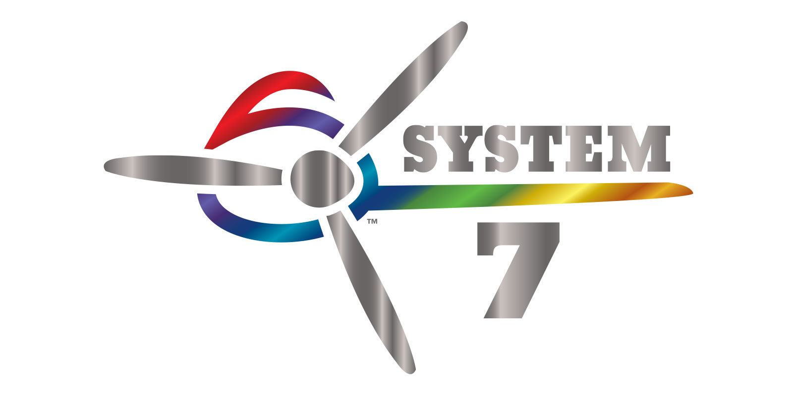 Image of the final full-color logo created for the Superflite System 7 aircraft covering system